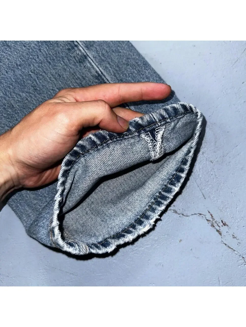 Levis 501 Vintage 90s XX Straight Leg Mexico Jeans 36x29 Light Wash Act 35x28